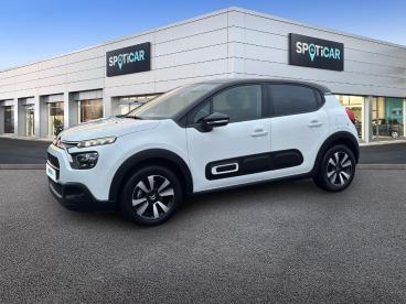 SPOTICAR Citroën C3 1.2 Puretech 83ch S&s Shine Occasion - Citadine Essence Blanc Banquise (o) - Reims - 1203777130_1