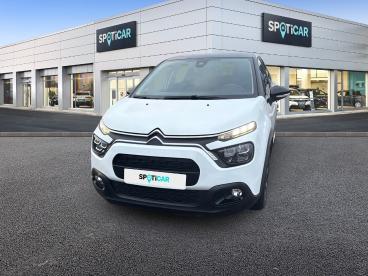 SPOTICAR Citroën C3 1.2 Puretech 83ch S&s Shine Occasion - Citadine Essence Blanc Banquise (o) - Reims - 1203777130_2
