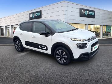 SPOTICAR Citroën C3 1.2 Puretech 83ch S&s Shine Occasion - Citadine Essence Blanc Banquise (o) - Reims - 1203777130_3