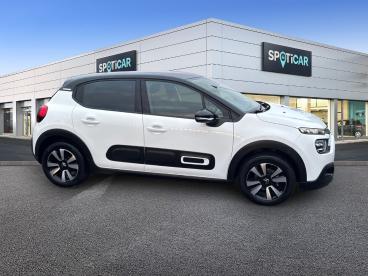 SPOTICAR Citroën C3 1.2 Puretech 83ch S&s Shine Occasion - Citadine Essence Blanc Banquise (o) - Reims - 1203777130_4