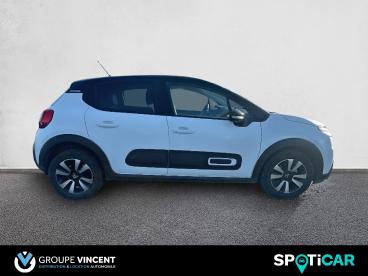 SPOTICAR Citroën C3 Puretech 83 S&s Bvm Shine Occasion - Citadine Essence Blanc Banquise - Cosne Cours Sur Loire - 1203778896_4