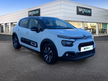 SPOTICAR Citroën C3 1.2 Puretech 83ch S&s Shine Occasion - Citadine Essence Blanc Banquise (o) - Reims - 1203781205_3