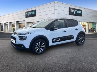 SPOTICAR Citroën C3 1.2 Puretech 83ch S&s Shine Occasion - Citadine Essence Blanc Banquise (o) - Reims - 1203781245_1
