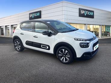 SPOTICAR Citroën C3 1.2 Puretech 83ch S&s Shine Occasion - Citadine Essence Blanc Banquise (o) - Reims - 1203781245_3