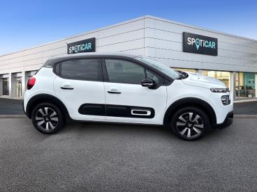 SPOTICAR Citroën C3 1.2 Puretech 83ch S&s Shine Occasion - Citadine Essence Blanc Banquise (o) - Reims - 1203781249_4