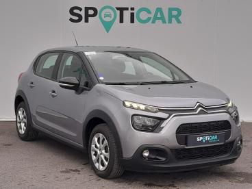 SPOTICAR Citroën C3 Bluehdi 100 Bvm Plus Occasion - Citadine Diesel Gris Clair - Montrond Les Bains - 1203782526_2