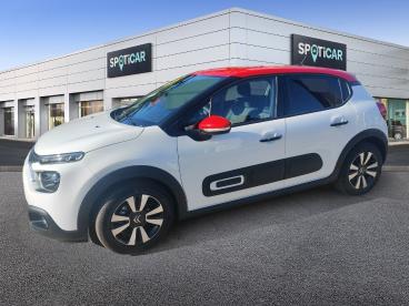 SPOTICAR Citroën C3 Puretech 83 S&s Bvm5 Shine Occasion - Citadine Essence Blanc - Ajaccio - 1203782939_1
