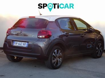 SPOTICAR Citroën C3 Puretech 110 Bvm6 Elle Occasion - Citadine Essence Gris Foncé - Aubenas - 1203784003_3