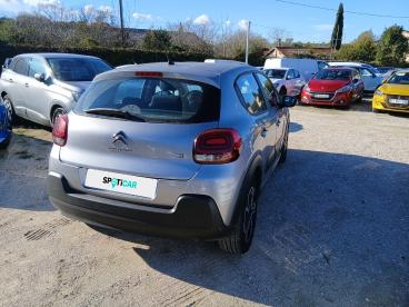 SPOTICAR Citroën C3 Puretech 83 S&s Bvm5 Feel Pack Occasion - Citadine Essence Gris - Aubagne - 1203784179_3