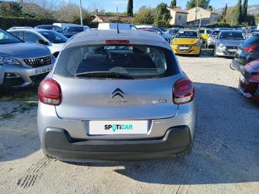 SPOTICAR Citroën C3 Puretech 83 S&s Bvm5 Feel Pack Occasion - Citadine Essence Gris - Aubagne - 1203784179_4