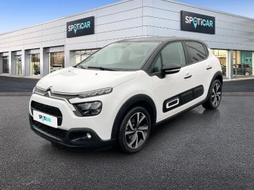 SPOTICAR Citroën C3 1.2 Puretech 110ch S&s Shine Pack 125g Occasion - Citadine Essence Blanc Banquise (o) - Noir Onyx - Charleville Mezieres - 1203784676_1
