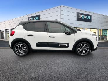 SPOTICAR Citroën C3 1.2 Puretech 110ch S&s Shine Pack 125g Occasion - Citadine Essence Blanc Banquise (o) - Noir Onyx - Charleville Mezieres - 1203784676_4