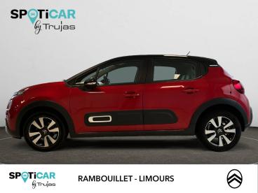 SPOTICAR Citroën C3 Puretech 110 S&s Eat6 Shine Occasion - Citadine Essence Rouge - Gazeran - 1203788476_2