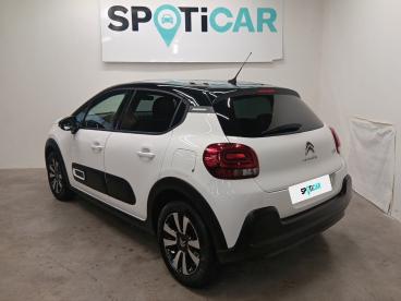 SPOTICAR Citroën C3 Puretech 83 S&s Bvm5 Shine Occasion - Citadine Essence Blanc - Le Bouscat - 1203788493_5