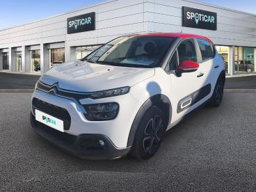 SPOTICAR Citroën C3 Puretech 110 S&s Eat6 Shine Occasion - Citadine Essence Blanc - Ajaccio - 1203789883_1