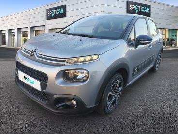 SPOTICAR Citroën C3 1.5 Bluehdi 100ch S&s Shine Business Occasion - Citadine Diesel Gris Platinium (m) - Noir Onyx - Le Mans - 1203791364_1