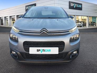 SPOTICAR Citroën C3 1.5 Bluehdi 100ch S&s Shine Business Occasion - Citadine Diesel Gris Platinium (m) - Noir Onyx - Le Mans - 1203791364_2