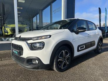 SPOTICAR Citroën C3 Puretech 83 S&s Bvm Feel Nav Occasion - Citadine Essence Blanc - Montbrison - 1203791812_1