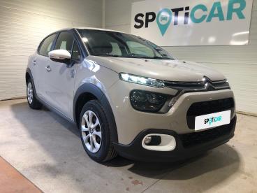 SPOTICAR Citroën C3 Puretech 83 Ch Bvm5 You Occasion - Citadine Essence Beige - Lormont - 1203792541_3