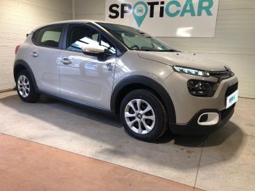 SPOTICAR Citroën C3 Puretech 83 Ch Bvm5 You Occasion - Citadine Essence Beige - Lormont - 1203792541_4