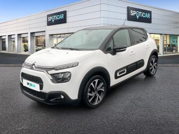 SPOTICAR Citroën C3 1.2 Puretech 83ch S&s Shine Pack 123g Occasion - Citadine Essence Blanc Banquise (o) - Noir Onyx - Charleville Mezieres - 1203792725_1