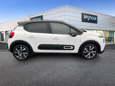 SPOTICAR Citroën C3 1.2 Puretech 83ch S&s Shine Pack 123g Occasion - Citadine Essence Blanc Banquise (o) - Noir Onyx - Charleville Mezieres - 1203792725_4