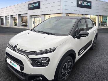 SPOTICAR Citroën C3 1.2 Puretech 83ch S&s Shine Occasion - Citadine Essence Blanc Banquise (o) - Hazebrouck - 1203796123_1