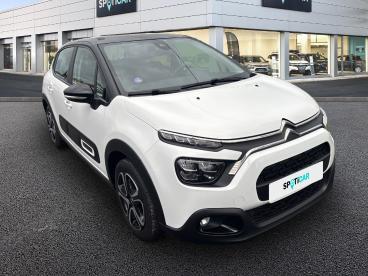 SPOTICAR Citroën C3 1.2 Puretech 83ch S&s Shine Occasion - Citadine Essence Blanc Banquise (o) - Hazebrouck - 1203796123_3