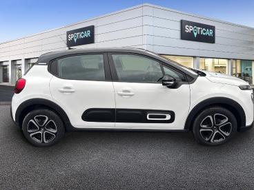 SPOTICAR Citroën C3 1.2 Puretech 83ch S&s Shine Occasion - Citadine Essence Blanc Banquise (o) - Hazebrouck - 1203796123_4