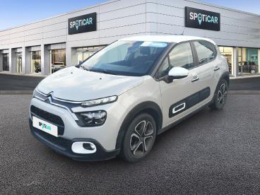 SPOTICAR Citroën C3 1.2 Puretech 110ch S&s Shine Eat6 Occasion - Citadine Essence Sable (nacré) - Abbeville - 1203796444_1