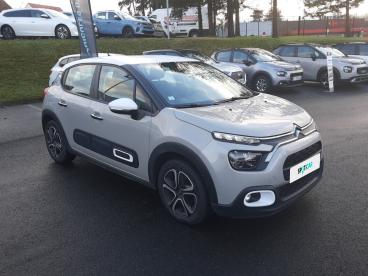 SPOTICAR Citroën C3 1.2 Puretech 110ch S&s Shine Eat6 Occasion - Citadine Essence Sable (nacré) - Abbeville - 1203796444_3