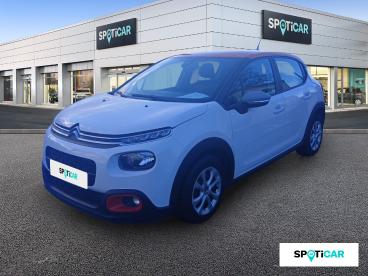 SPOTICAR Citroën C3 Bluehdi 75 S&s Feel Occasion - Citadine Diesel Blanc - Manosque - 1203798674_1