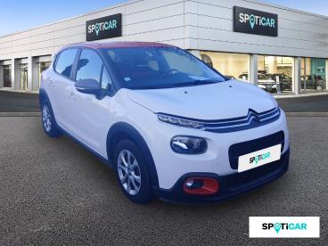 SPOTICAR Citroën C3 Bluehdi 75 S&s Feel Occasion - Citadine Diesel Blanc - Manosque - 1203798674_5
