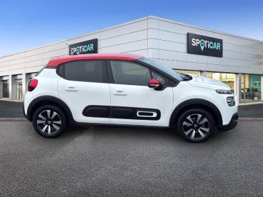 SPOTICAR Citroën C3 1.2 Puretech 83ch S&s Shine Occasion - Citadine Essence Blanc Banquise (o) - Reims - 1203799086_4