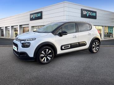 SPOTICAR Citroën C3 1.2 Puretech 83ch S&s Shine Occasion - Citadine Essence Blanc Banquise (o) - Reims - 1203799091_1