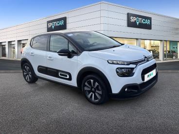 SPOTICAR Citroën C3 1.2 Puretech 83ch S&s Shine Occasion - Citadine Essence Blanc Banquise (o) - Reims - 1203799091_3
