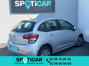 SPOTICAR Citroën C3 Puretech 68 Confort Occasion - Citadine Essence Gris Aluminium (m) - Quimper - 1203799494_2