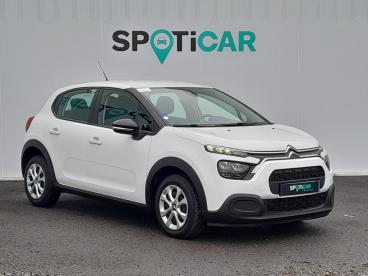 SPOTICAR Citroën C3 Bluehdi 100 S&s Bvm Feel Occasion - Citadine Diesel Blanc - Montrond Les Bains - 1203800086_2