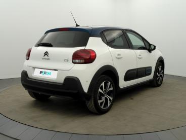 SPOTICAR Citroën C3 Puretech 110 S&s Eat6 Shine Pack Occasion - Citadine Essence Blanc - Nanterre - 1203801940_5