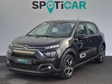 SPOTICAR Citroën C3 Puretech 83 Bvm Plus Occasion - Citadine Essence Noir - Montrond Les Bains - 1203802601_1