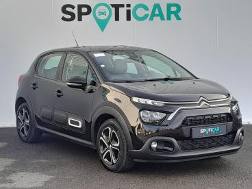 SPOTICAR Citroën C3 Puretech 83 Bvm Plus Occasion - Citadine Essence Noir - Montrond Les Bains - 1203802601_2