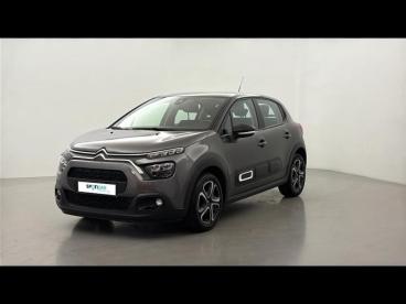 SPOTICAR Citroën C3 1.2 Puretech 83ch S&s Plus Occasion - Citadine Essence Gris Platinium (m) - Chambray Les Tours - 1203805315_1