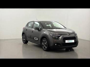 SPOTICAR Citroën C3 1.2 Puretech 83ch S&s Plus Occasion - Citadine Essence Gris Platinium (m) - Chambray Les Tours - 1203805315_3