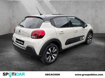 SPOTICAR Citroën C3 1.2 Puretech 83ch S&s Shine Occasion - Citadine Essence Sable (n) - Noir Perla Nera - La Teste De Buch - 1203805733_2