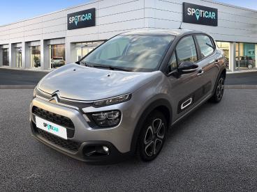 SPOTICAR Citroën C3 Bluehdi 100 S&s Bvm6 Feel Nav Occasion - Utilitaire Diesel Gris Acier Teinte Métallisée - Besancon - 1203806674_1