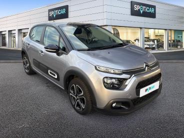 SPOTICAR Citroën C3 Bluehdi 100 S&s Bvm6 Feel Nav Occasion - Utilitaire Diesel Gris Acier Teinte Métallisée - Besancon - 1203806674_3