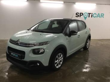 SPOTICAR Citroën C3 Bluehdi 100ch Feel Business S&s E6.d-temp Bvm5 Occasion - Citadine Diesel Almond Green - Noir Onyx - Mende - 1203810136_1