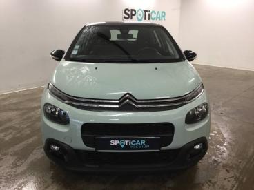 SPOTICAR Citroën C3 Bluehdi 100ch Feel Business S&s E6.d-temp Bvm5 Occasion - Citadine Diesel Almond Green - Noir Onyx - Mende - 1203810136_2