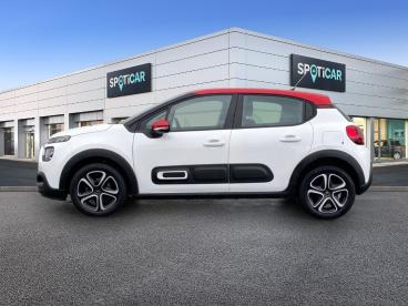 SPOTICAR Citroën C3 1.2 Puretech 83ch S&s Shine Occasion - Citadine Essence Blanc Banquise (o) - Reims - 1203810216_4