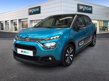 SPOTICAR Citroën C3 1.2 Essence 110ch S&s Shine Eat6 Occasion - Citadine Essence Bleu - Dizy - 1203812272_1